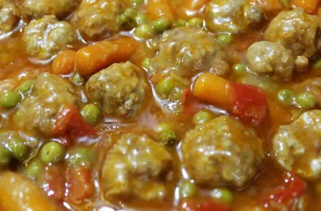 Mandonguilles a la jardinera